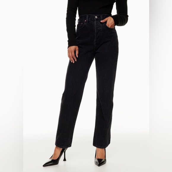 Aritzia Denim - Denim Forum The '90s Joni High Rise Loose size 27